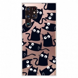 Cover Samsung Galaxy S22 Ultra 5G Topi Neri