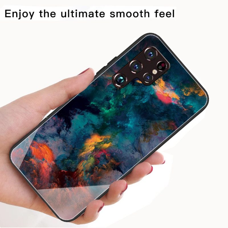 Cover Samsung Galaxy S22 Ultra 5G Vetro Temperato Sky