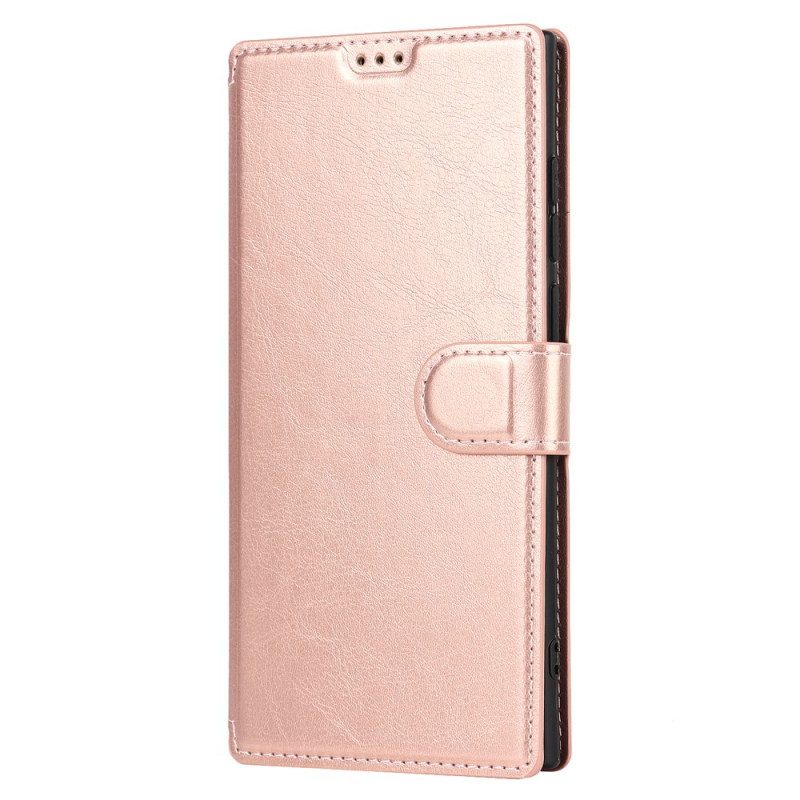 Custodia in pelle Samsung Galaxy S22 Ultra 5G Ecopelle Retrò