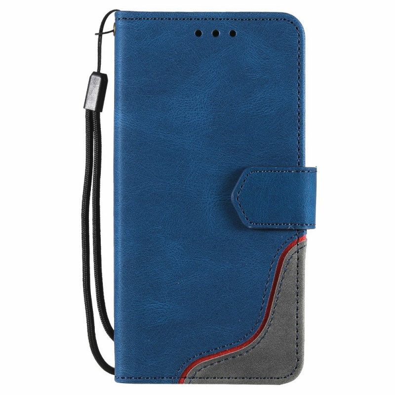 Custodia in pelle Samsung Galaxy S22 Ultra 5G Onda Al Tatto