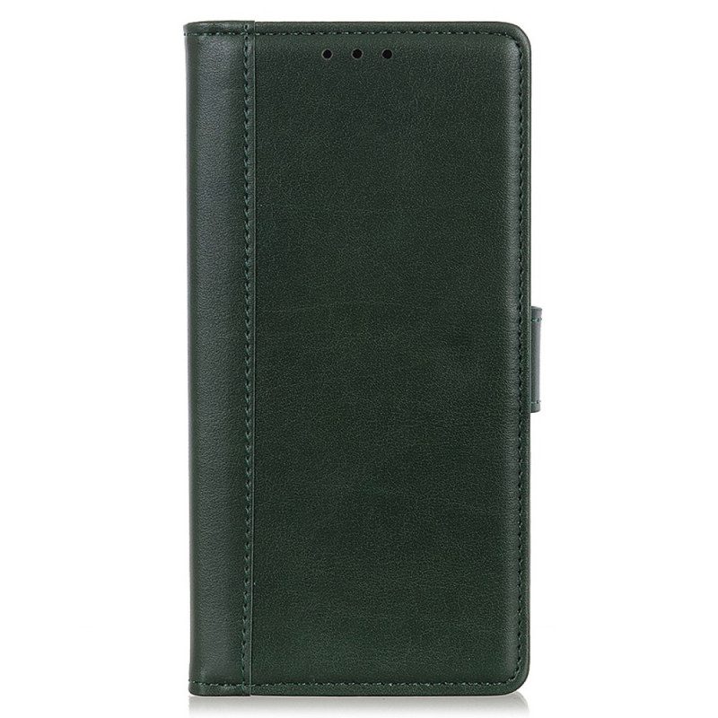 Custodia in pelle Samsung Galaxy S22 Ultra 5G Stile Pelle Eleganza