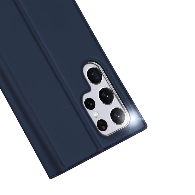 Folio Cover Samsung Galaxy S22 Ultra 5G Custodia in pelle Pelle Pro Dux Ducis