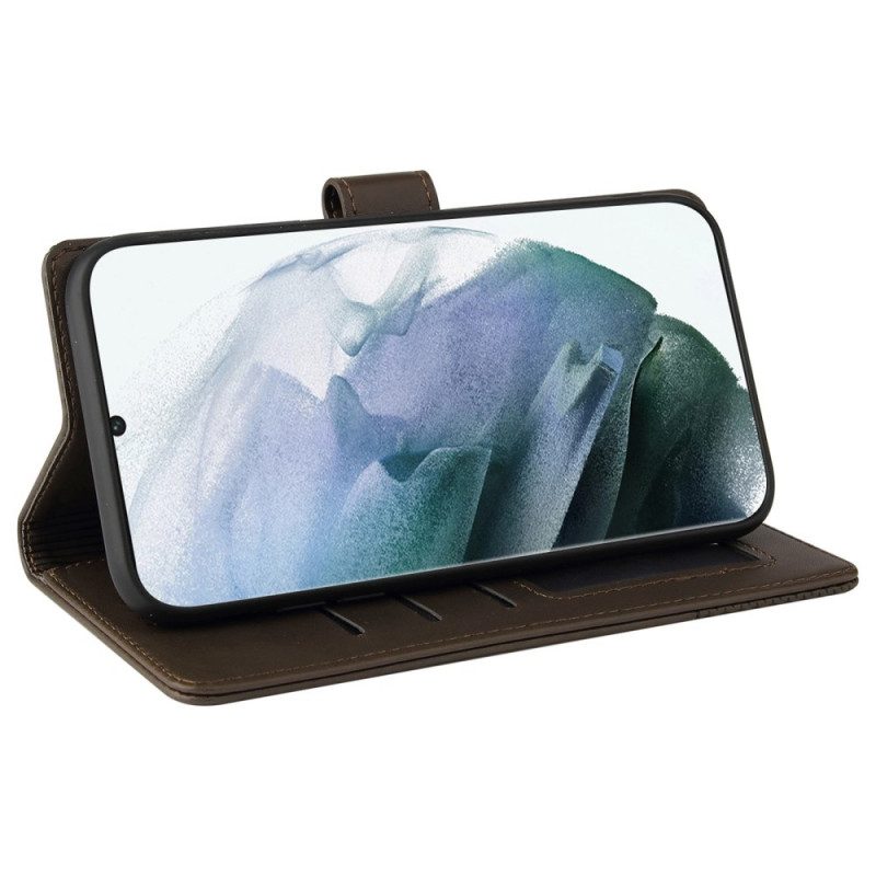 Folio Cover Samsung Galaxy S22 Ultra 5G Effetto Pelle Gq.utrobe