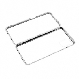 Cover Samsung Galaxy M51 Bordi In Metallo E Vetro Temperato