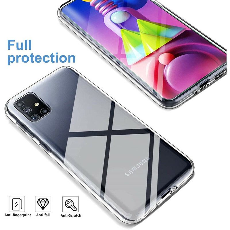 Cover Samsung Galaxy M51 E Schermo In Vetro Temperato