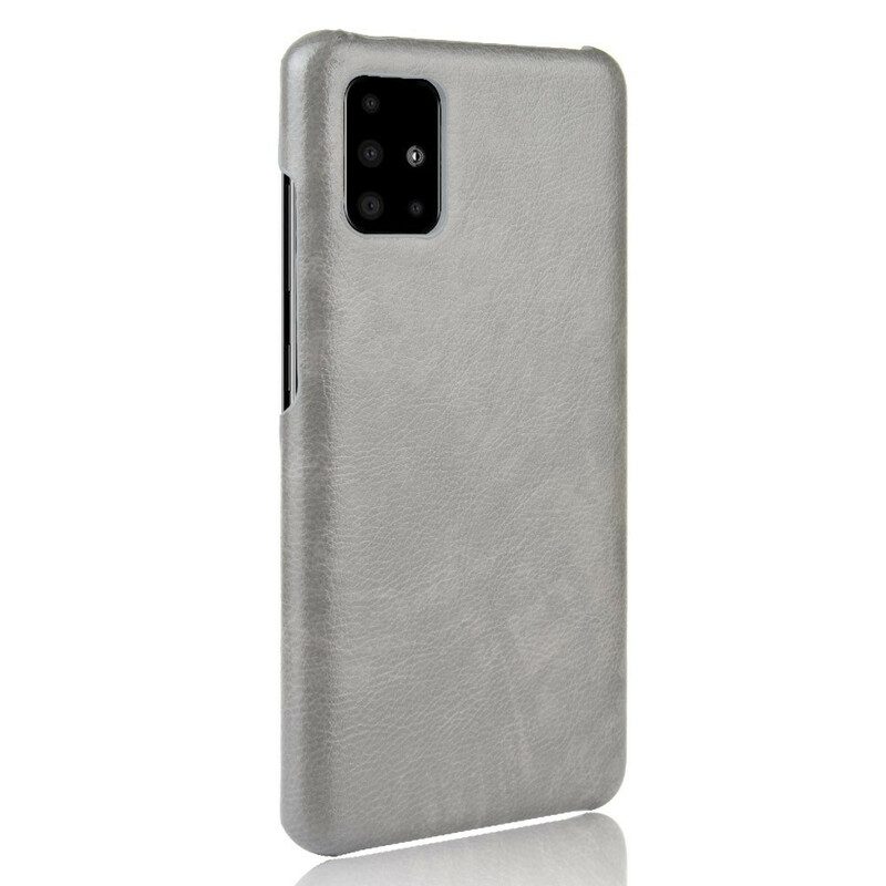 Cover Samsung Galaxy M51 Effetto Pelle Litchi