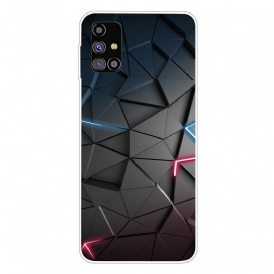 Cover Samsung Galaxy M51 Geometria Flessibile