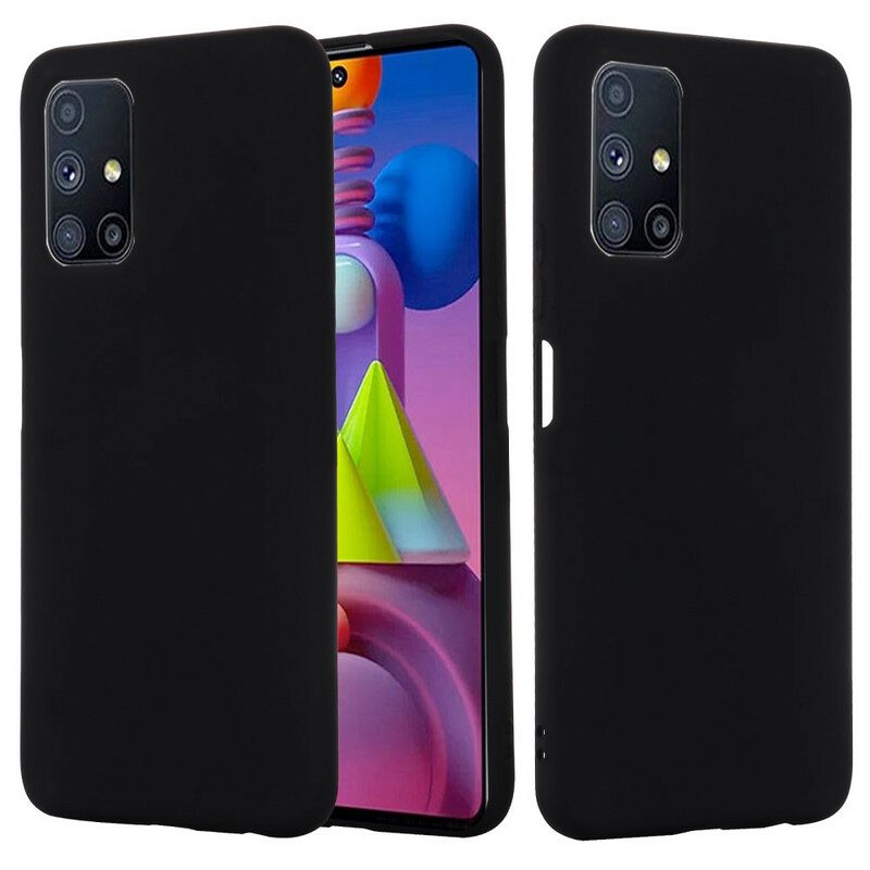 Cover Samsung Galaxy M51 Silicone Liquido Con Cordino