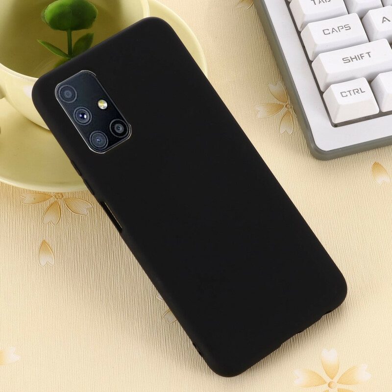 Cover Samsung Galaxy M51 Silicone Liquido Con Cordino