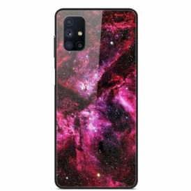 Cover Samsung Galaxy M51 Vetro Temperato Rosa
