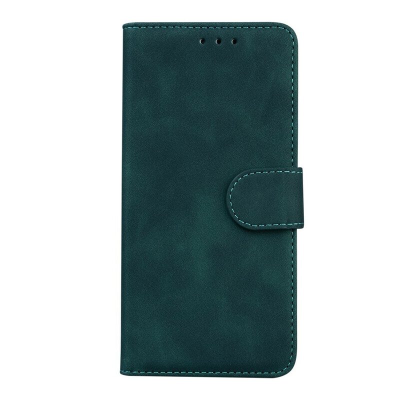 Custodia in pelle Samsung Galaxy M51 Effetto Pelle Monocromatica
