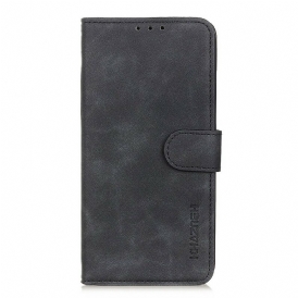 Custodia in pelle Samsung Galaxy M51 Khazneh Effetto Pelle Vintage
