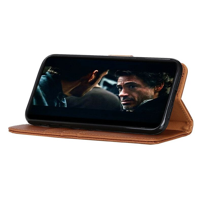 Custodia in pelle Samsung Galaxy M51 Similpelle Khazneh