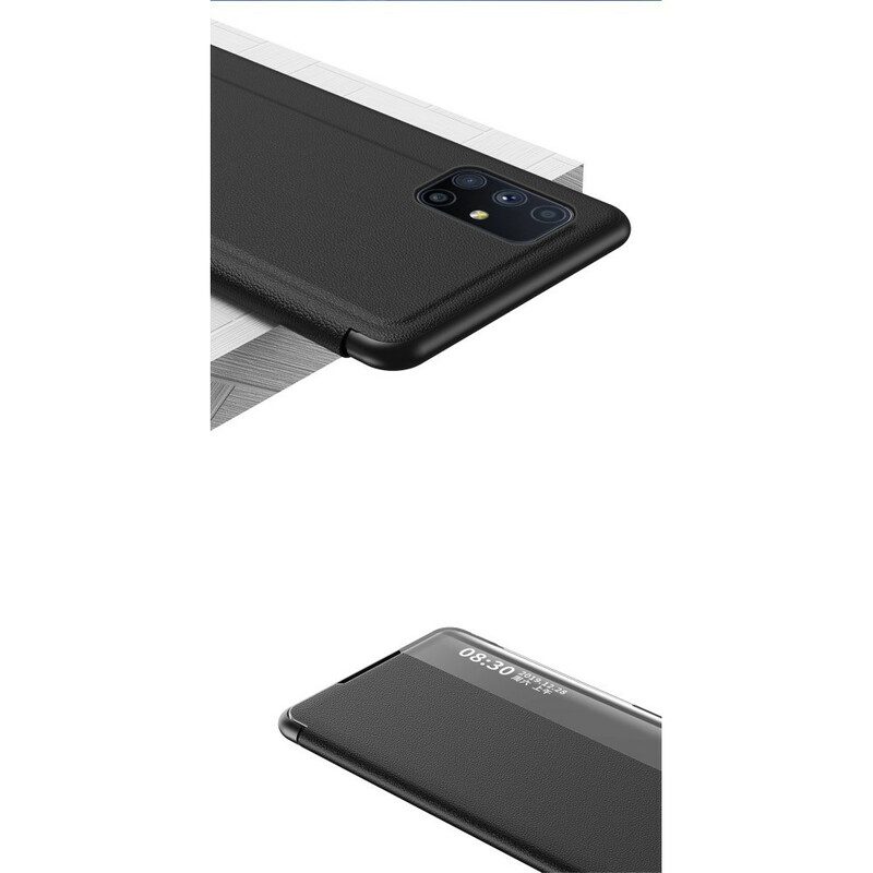 Custodia Samsung Galaxy M51 Ecopelle Testurizzata