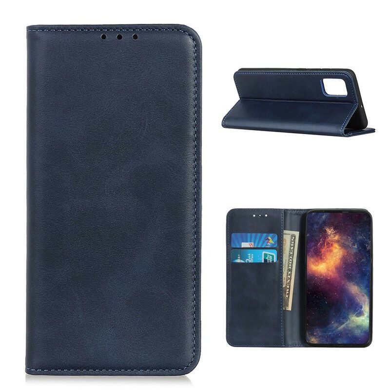 Folio Cover Samsung Galaxy M51 Custodia in pelle Cuoio Spaccato
