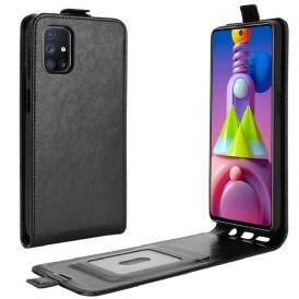 Folio Cover Samsung Galaxy M51 Custodia in pelle Patta Verticale Effetto Pelle