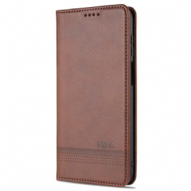 Folio Cover Samsung Galaxy M51 Custodia in pelle Stile In Pelle Azns