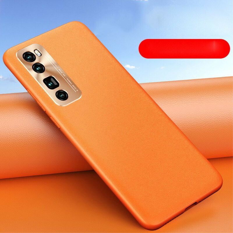 Cover Huawei P40 Lite 5G Colore Pelle Stile