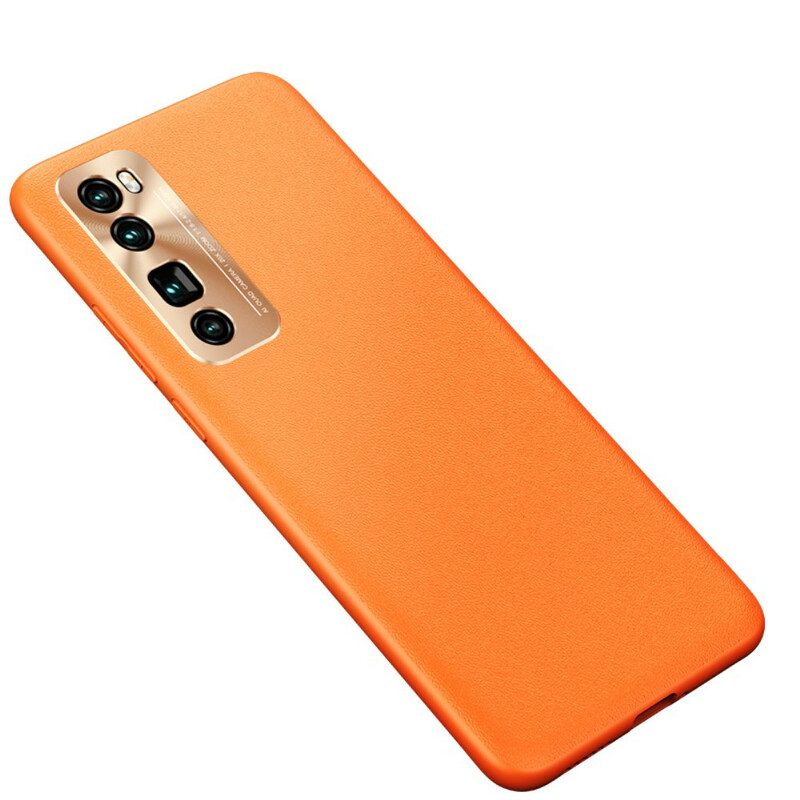 Cover Huawei P40 Lite 5G Colore Pelle Stile