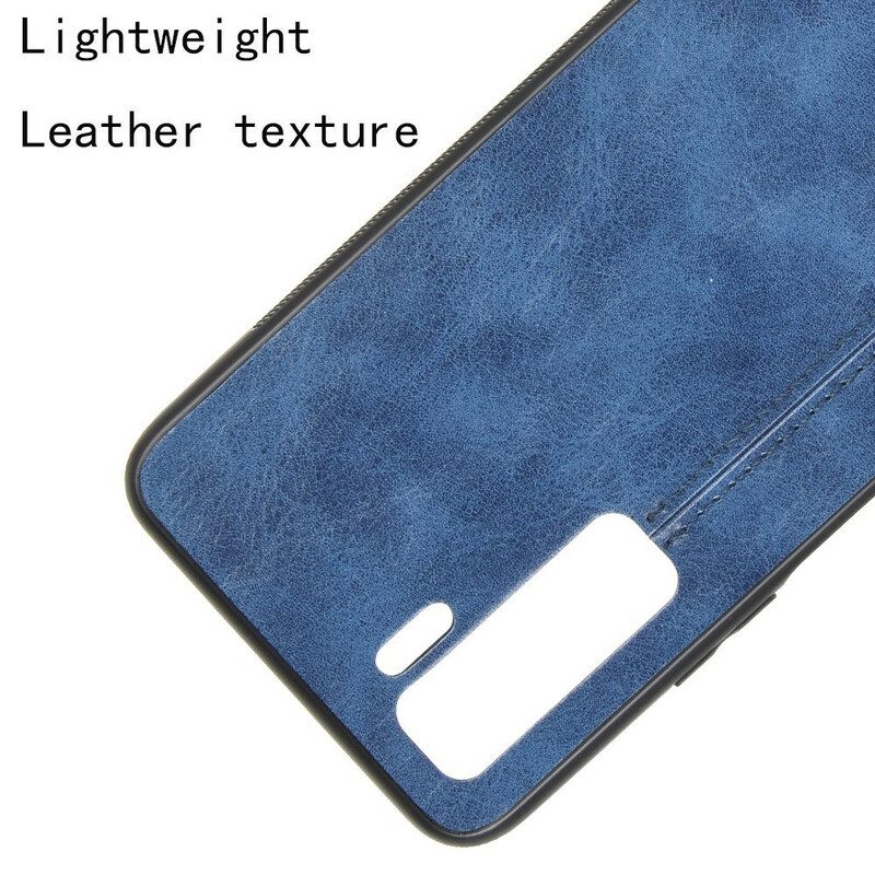 Cover Huawei P40 Lite 5G Cuciture In Pelle Stile