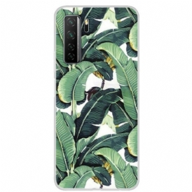 Cover Huawei P40 Lite 5G Molteplici Foglie Verdi