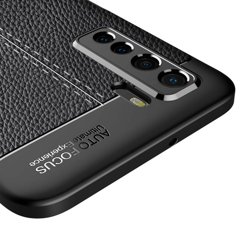 Cover Huawei P40 Lite 5G Trama Di Pelle Di Litchi