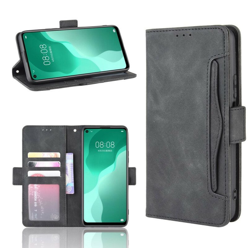 Custodia in pelle Huawei P40 Lite 5G Classe Premier Multi-carta