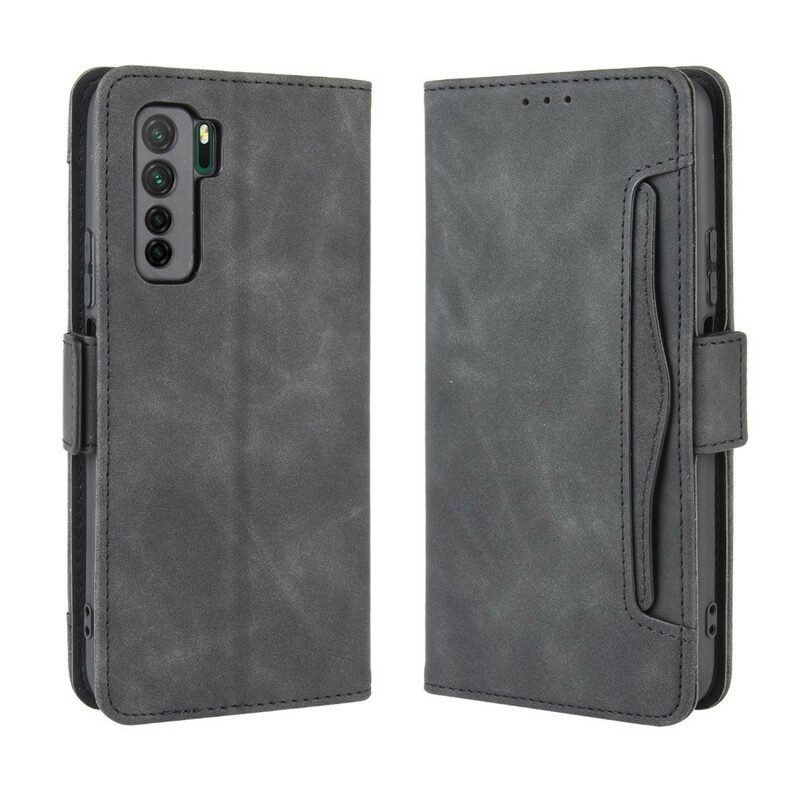 Custodia in pelle Huawei P40 Lite 5G Classe Premier Multi-carta