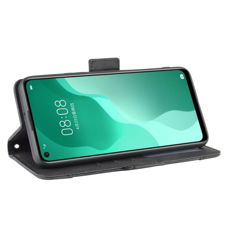 Custodia in pelle Huawei P40 Lite 5G Classe Premier Multi-carta