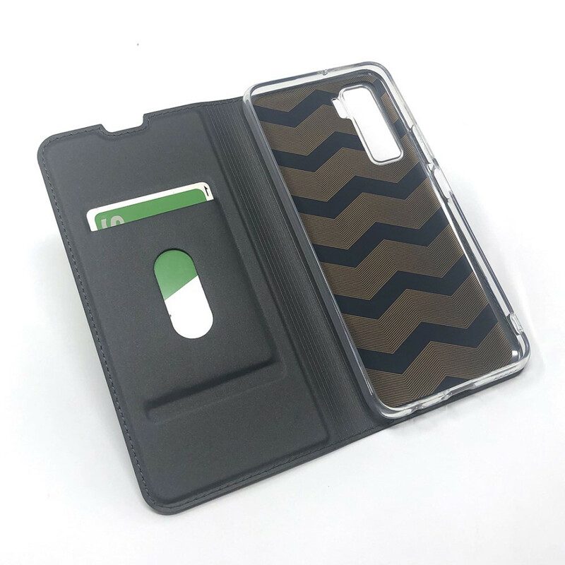 Folio Cover Huawei P40 Lite 5G Custodia in pelle Chiusura Magnetica