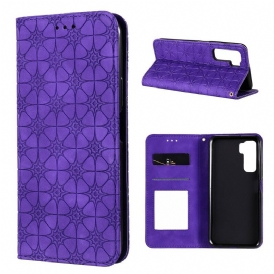 Folio Cover Huawei P40 Lite 5G Custodia in pelle Stampa A Stella