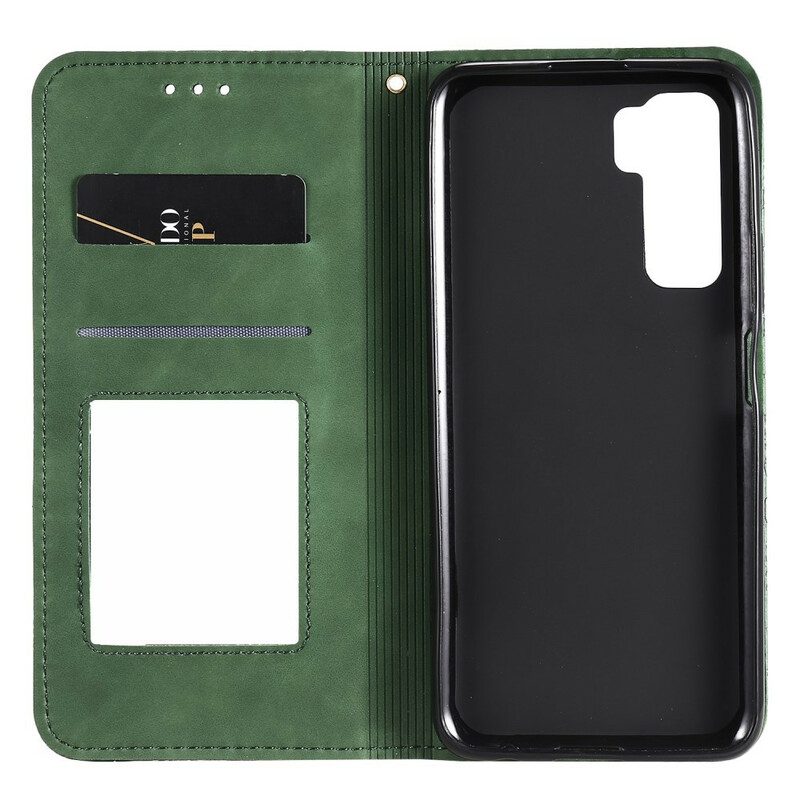 Folio Cover Huawei P40 Lite 5G Custodia in pelle Stampa A Stella