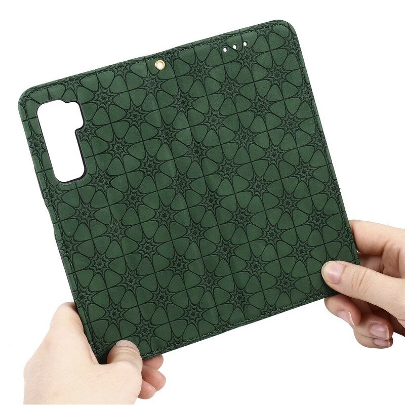 Folio Cover Huawei P40 Lite 5G Custodia in pelle Stampa A Stella