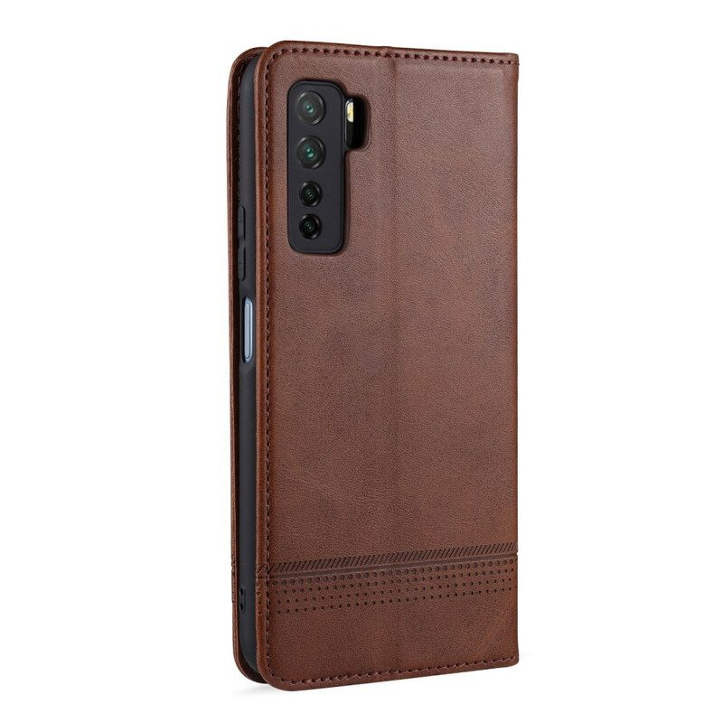 Folio Cover Huawei P40 Lite 5G Custodia in pelle Stile In Pelle Azns