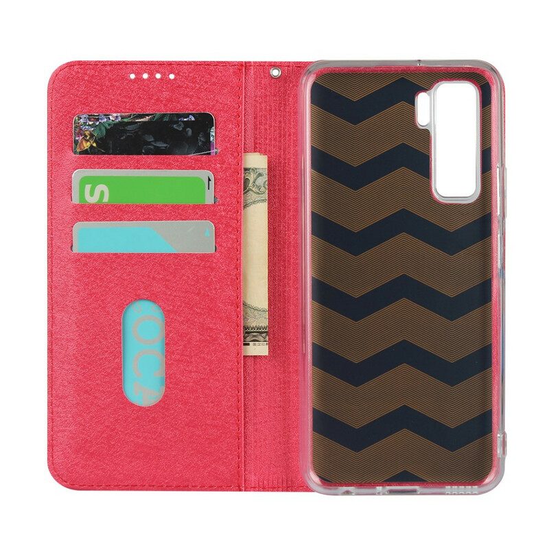 Folio Cover Huawei P40 Lite 5G Custodia in pelle Stile In Morbida Pelle Con Cinturino