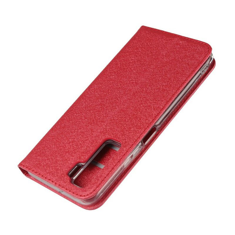 Folio Cover Huawei P40 Lite 5G Custodia in pelle Stile In Morbida Pelle Con Cinturino