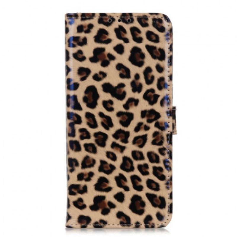 Custodia A Portafoglio Huawei Nova 9 Leopardo Semplice