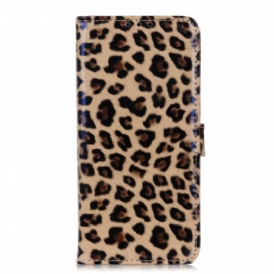 Custodia A Portafoglio Huawei Nova 9 Leopardo Semplice