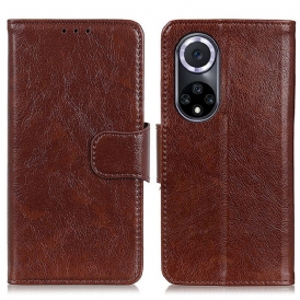 Custodia in pelle Huawei Nova 9 Crosta Di Nappa