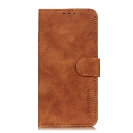 Custodia in pelle Huawei Nova 9 Khazneh Effetto Pelle Vintage