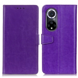 Custodia in pelle Huawei Nova 9 Semplice Effetto Pelle Lucida