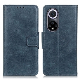 Folio Cover Huawei Nova 9 Chiusura Reversibile Effetto Pelle