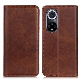 Folio Cover Huawei Nova 9 Custodia in pelle Pelle Crosta Eleganza