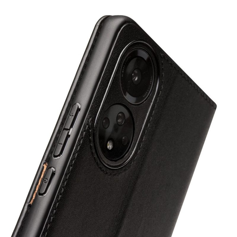 Folio Cover Huawei Nova 9 Custodia in pelle Vera Pelle Qialino