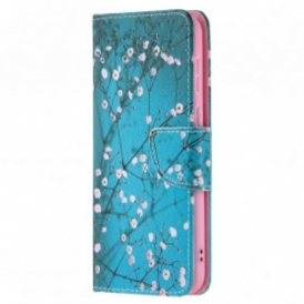 Custodia in pelle Huawei P50 Albero In Fiore