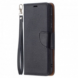Custodia in pelle Huawei P50 Folio Cover Litchi Rabat Obliquo
