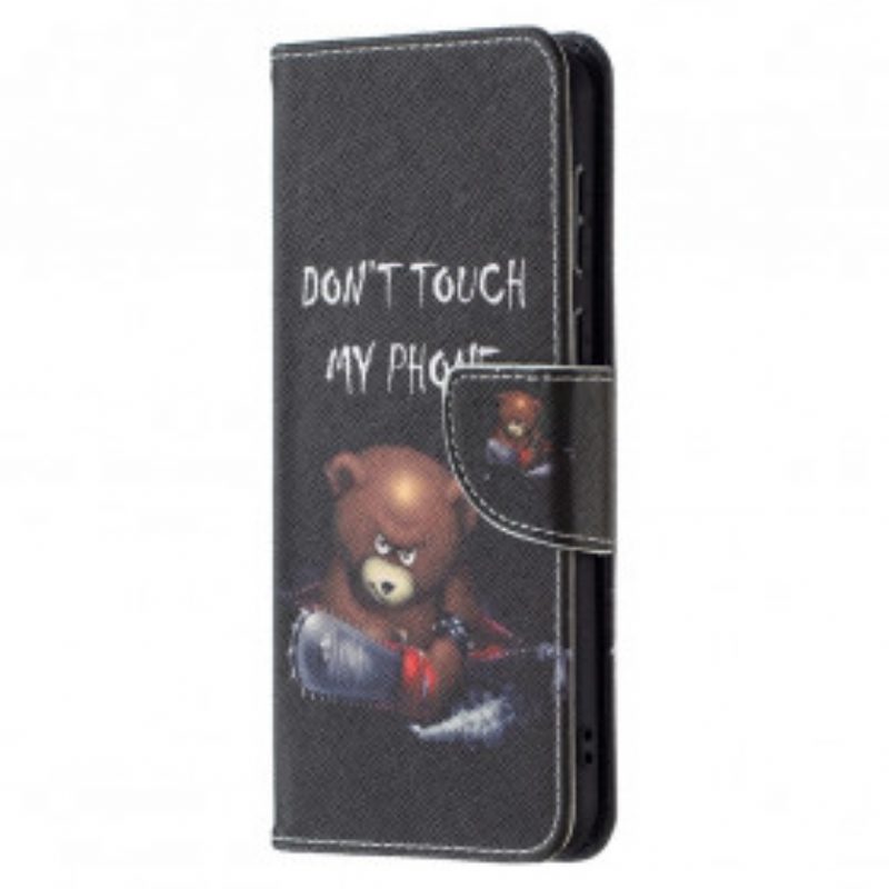 Custodia in pelle Huawei P50 Orso Pericoloso
