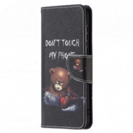 Custodia in pelle Huawei P50 Orso Pericoloso
