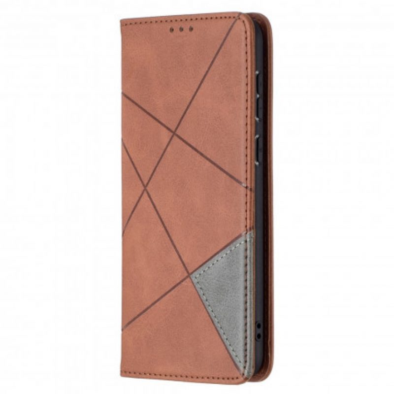 Folio Cover Huawei P50 Custodia in pelle Stile D'artista