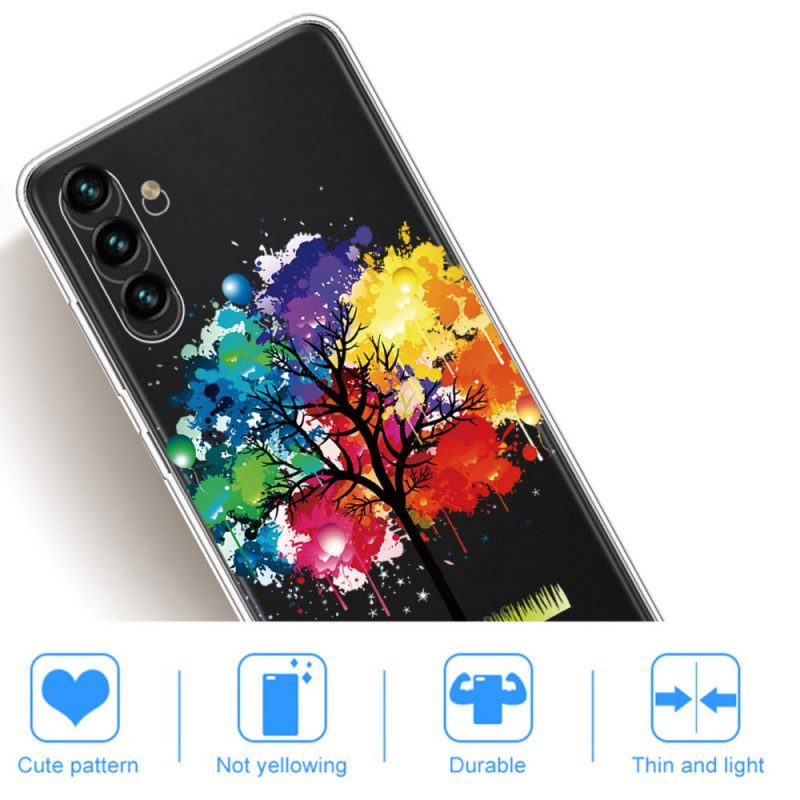 Cover Samsung Galaxy A13 5G / A04s Albero Dell'acquerello
